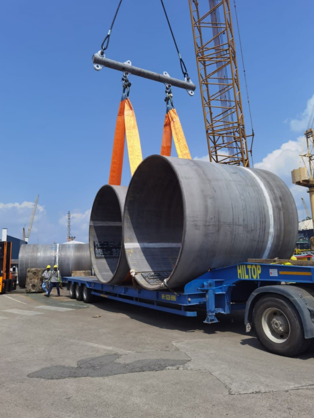 DOOR TO DOOR BIG PIPE BATAM - SINGAPORE